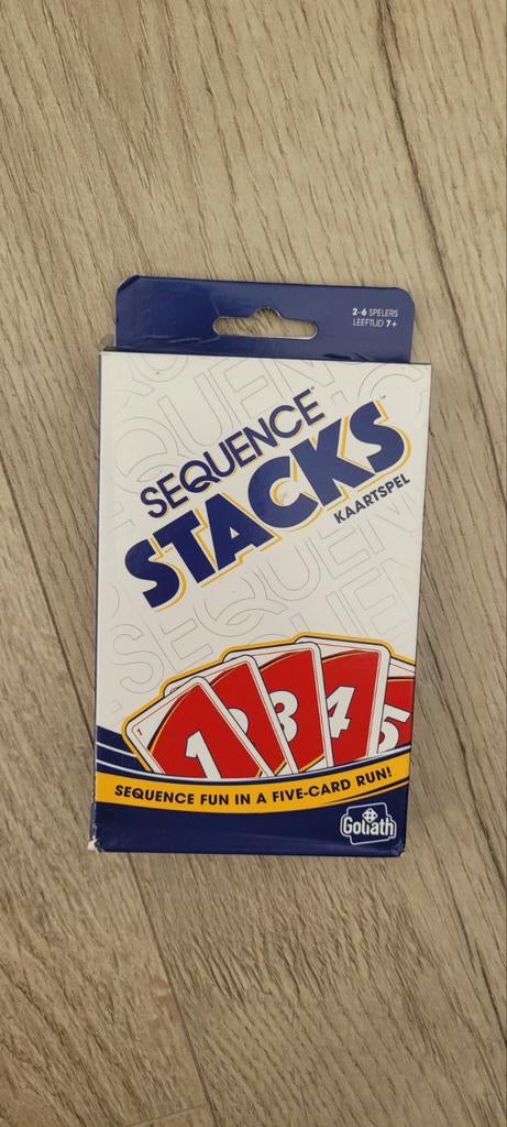 Sequence stacks kaartspel, Vijf spelers of meer, Ophalen of Verzenden, Nieuw, Goliath