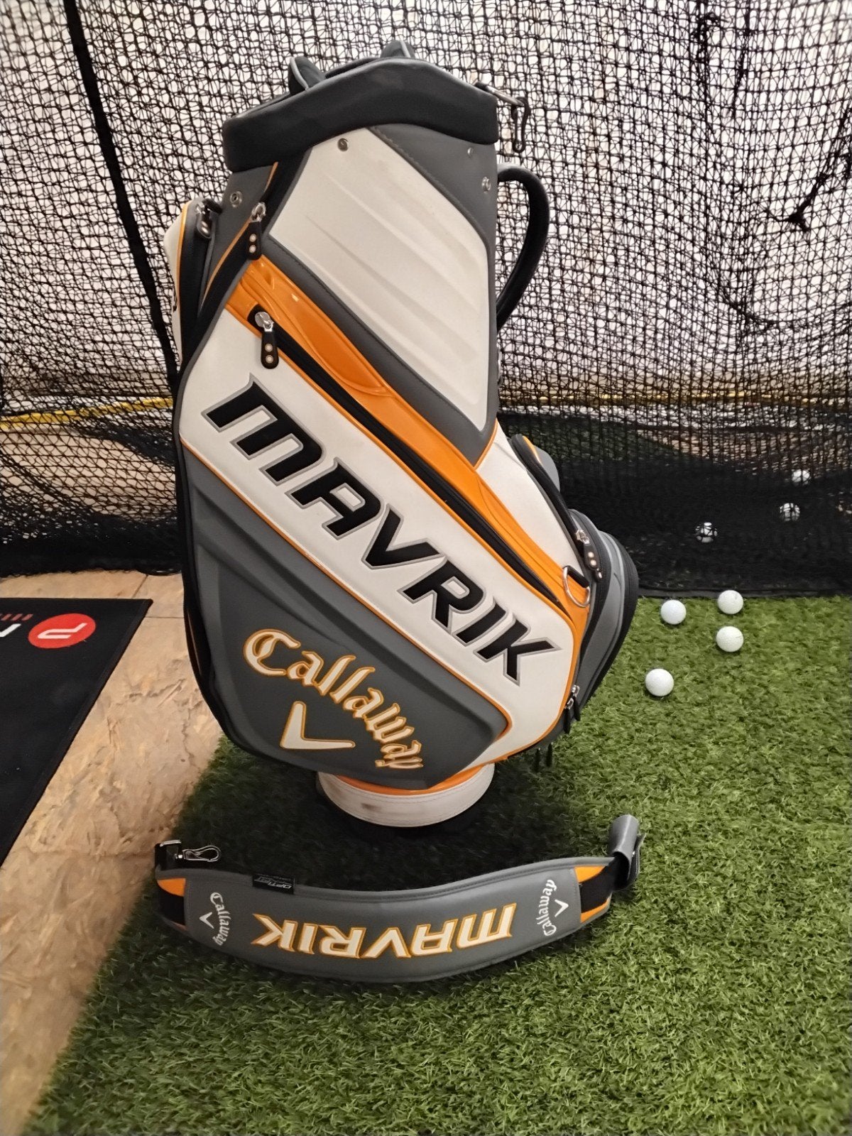 Callaway Mavrik Golftas met regenhoes en draagriem, Ophalen, Gebruikt, Tas, Callaway