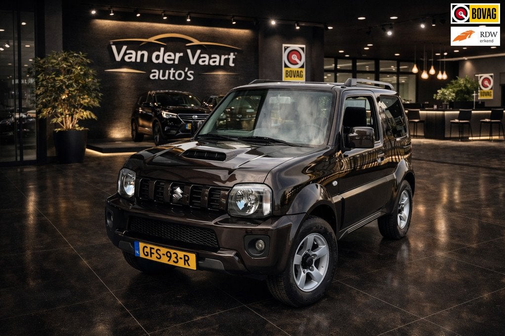 Suzuki JIMNY 1.3 Exclusive 4x4 AUTOMAAT AIRCO LMV, Auto's, Automaat, Gebruikt, Euro 6, Bruin