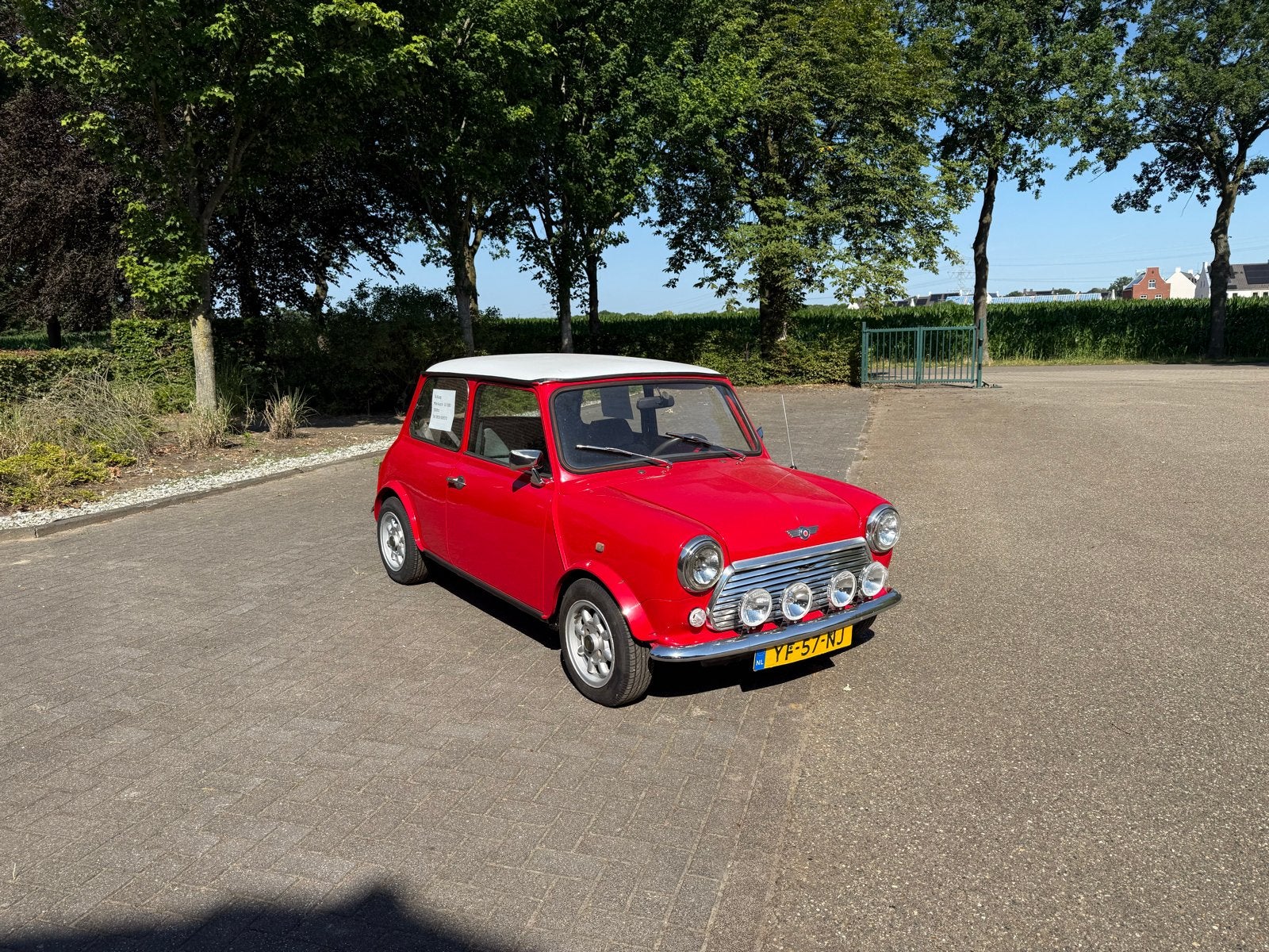 Mini 1000 1.0 E K9 1990 Rood, Auto's, Mini, Voorwielaandrijving, Origineel Nederlands, 620 kg, Handgeschakeld