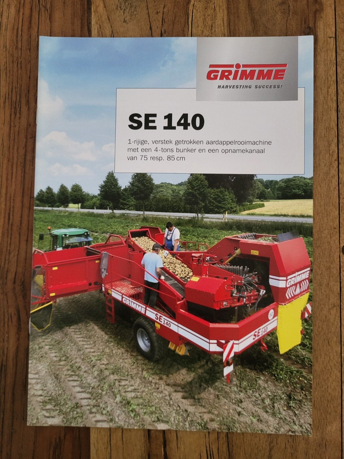 tractor folder Grimme SE 140 getrokken aardappelrooimachine, Ophalen of Verzenden, Zo goed als nieuw
