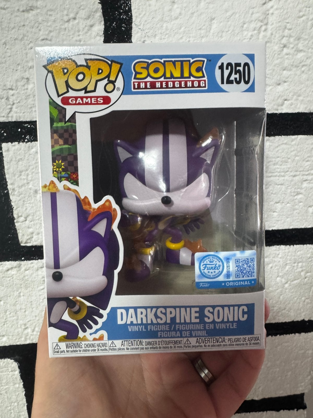 Funko Pop Darkspine Sonic 1250, Ophalen of Verzenden, Zo goed als nieuw
