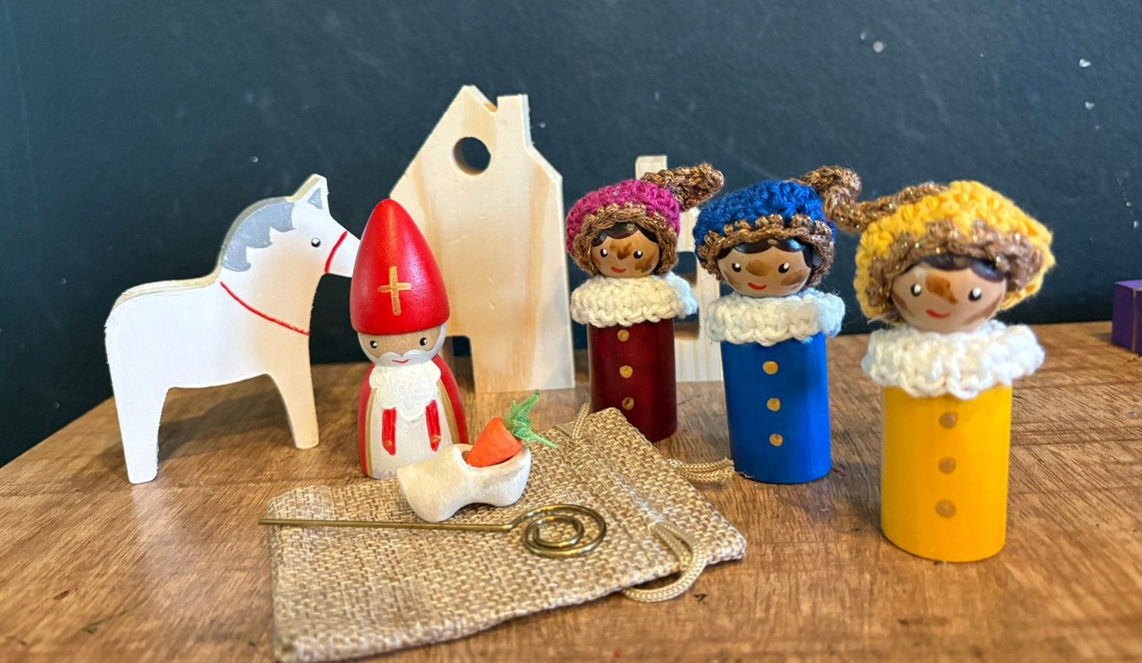 Sinterklaas peg dolls, Ophalen of Verzenden, Nieuw