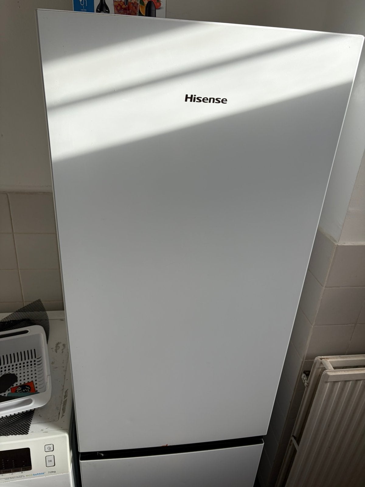 Koelkast hisense, 200 liter of meer, Ophalen, Zo goed als nieuw, 160 cm of meer