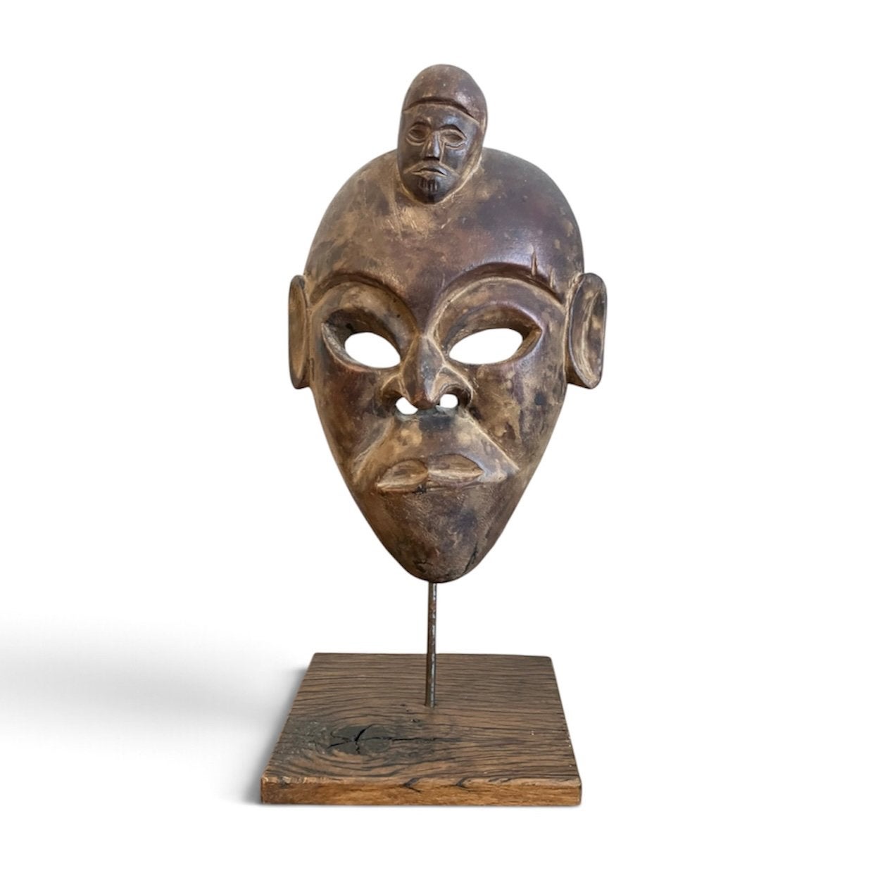 Oude tribal Himalaya masker (Gurung, Magar of Tamang), Ophalen