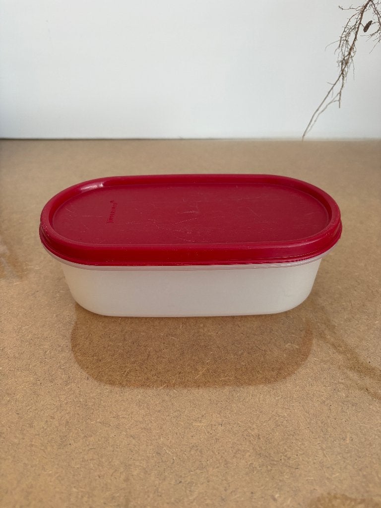Tupperware Modular Mates Ovaal vershoud bakje, Huis en Inrichting, Ophalen of Verzenden, Zo goed als nieuw, Overige typen