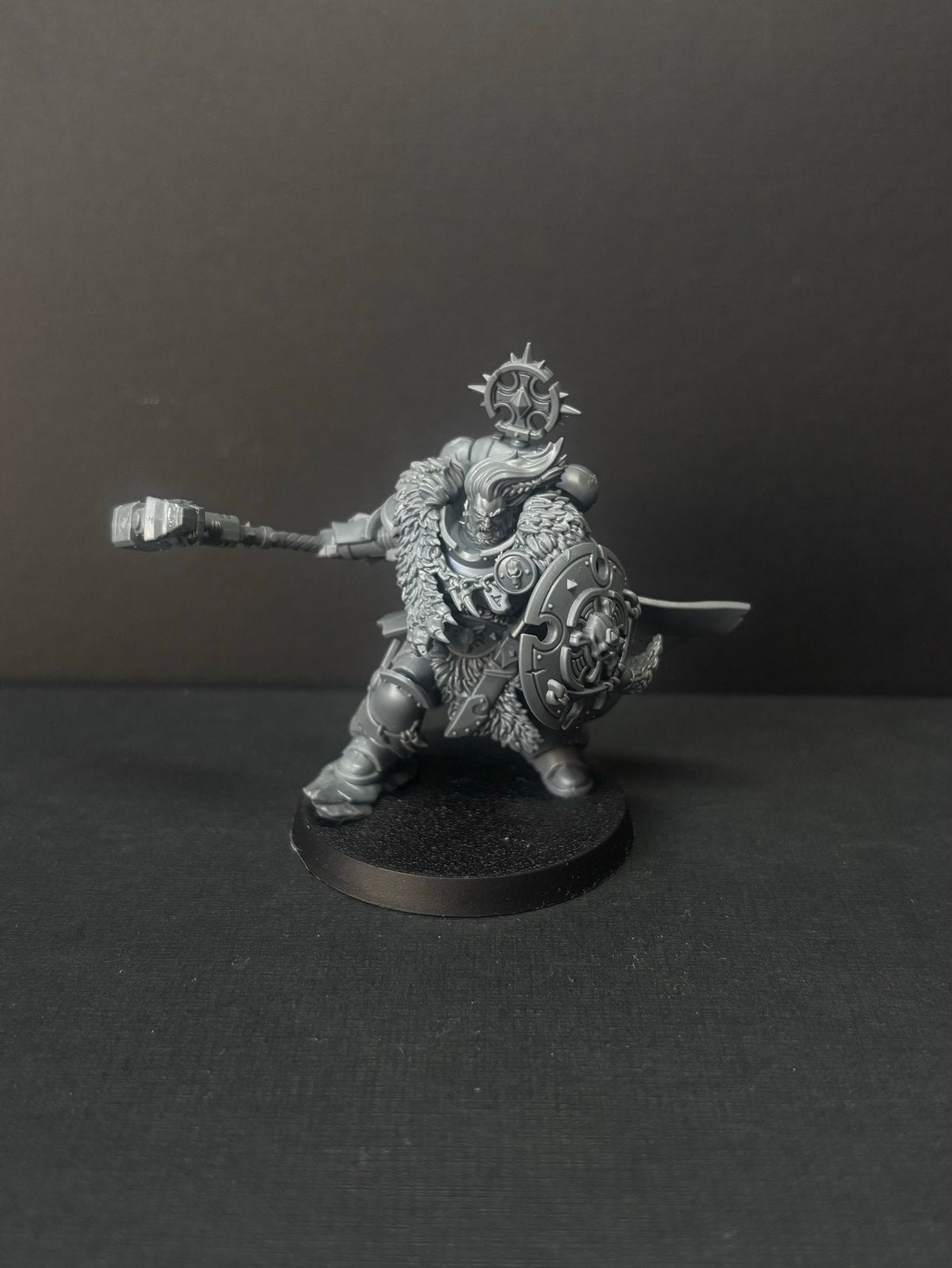 Space Wolf Wolf Guard Battle Leader space marine, Figuurtje(s), Ophalen of Verzenden, Geverfd, Warhammer 40000