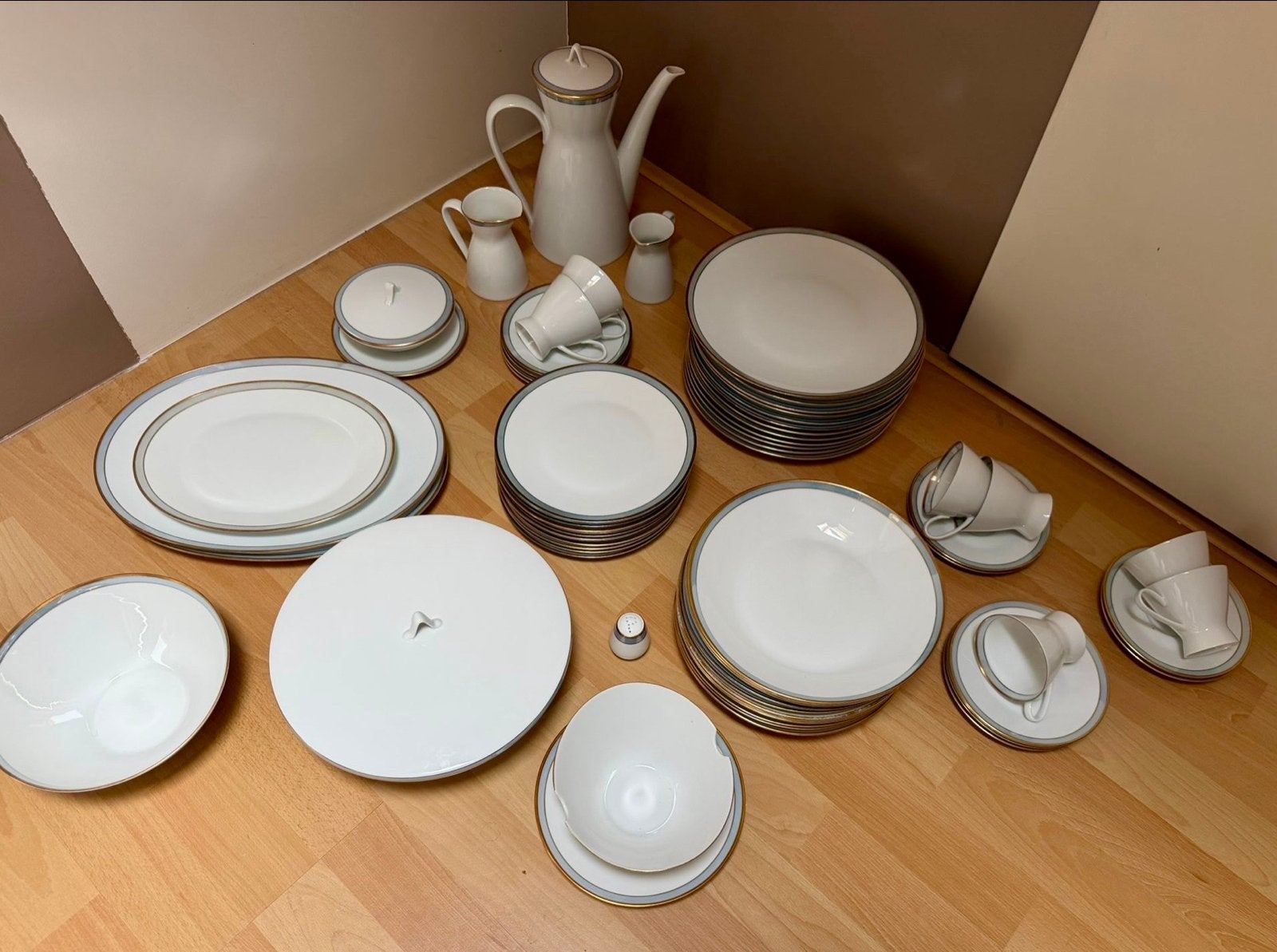 Orgineel Rosenthal Form 2000 'Gala Grey' servies - jaren '50, Ophalen of Verzenden