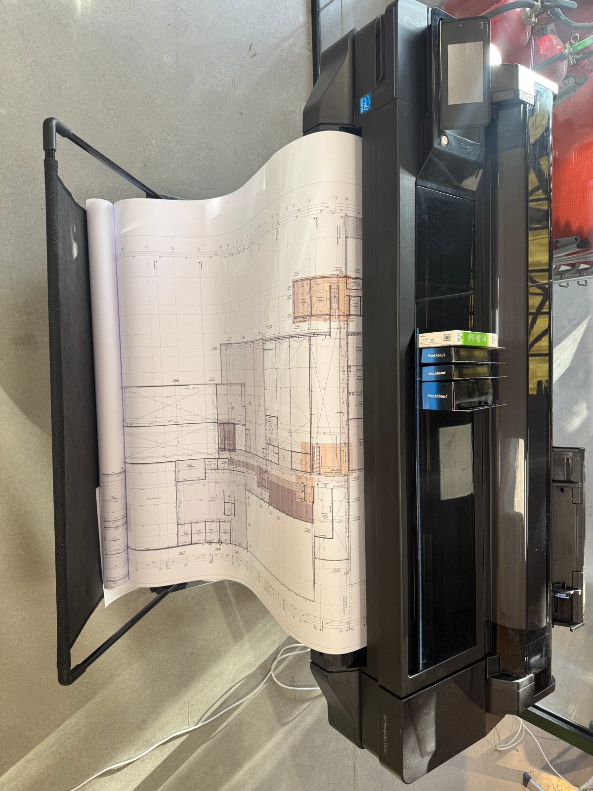 HP DesignJet T520 grootformaat printer 36”, Computers en Software, Ophalen, Printer, Inkjetprinter, Kleur printen