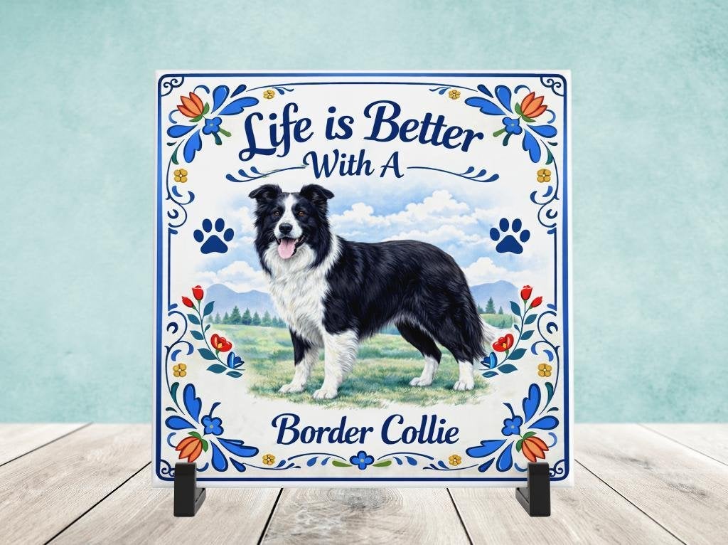 Life is Better With a Border Collie - Tegel, Verzenden, Nieuw