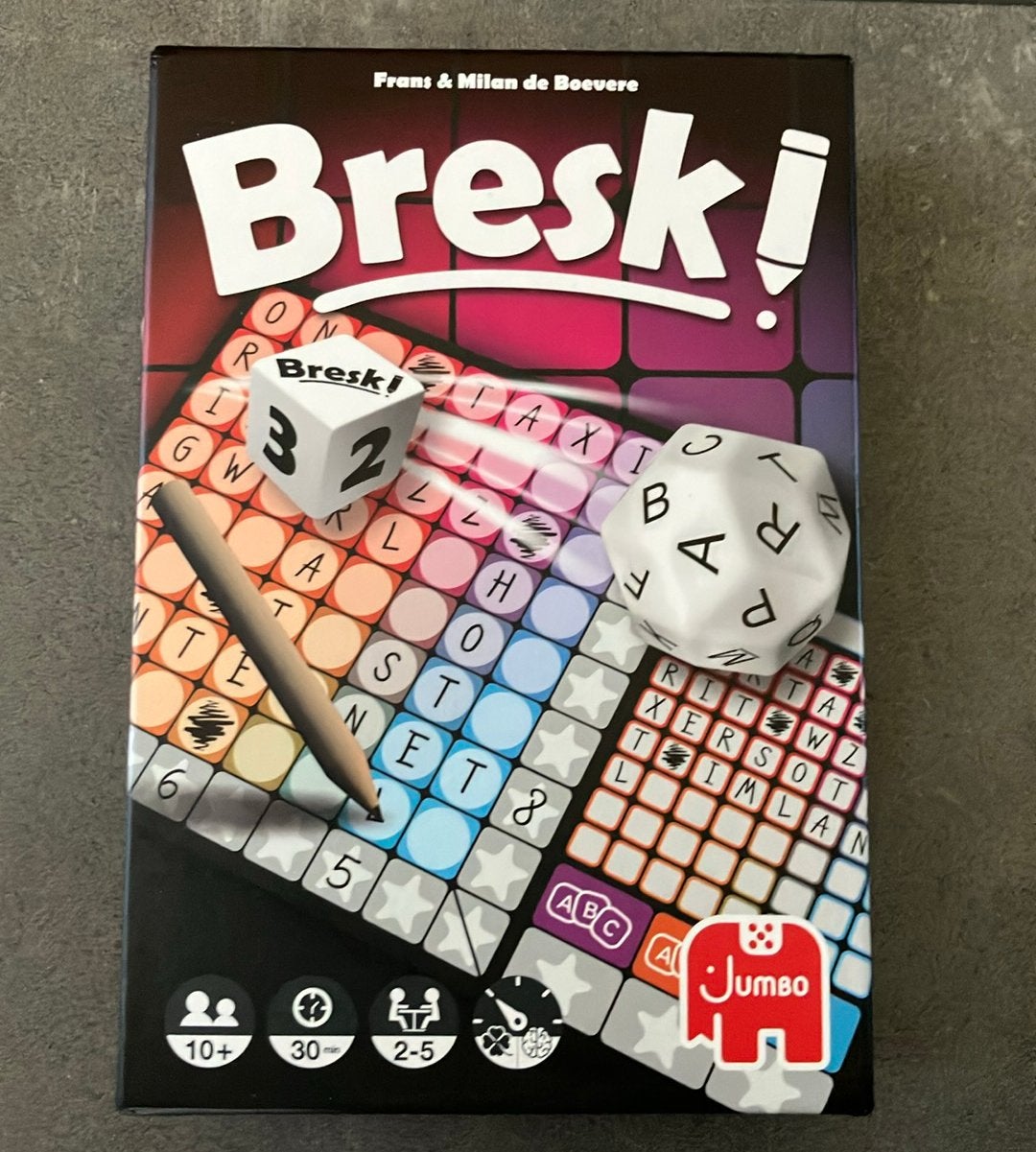 Jumbo Bresk dobbelspel, Een of twee spelers, Ophalen of Verzenden, Zo goed als nieuw