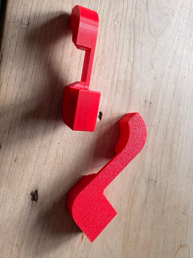 3D-geprinte handvat-adapter voor 0,5x1,5 cm opening, Ophalen of Verzenden, Nieuw