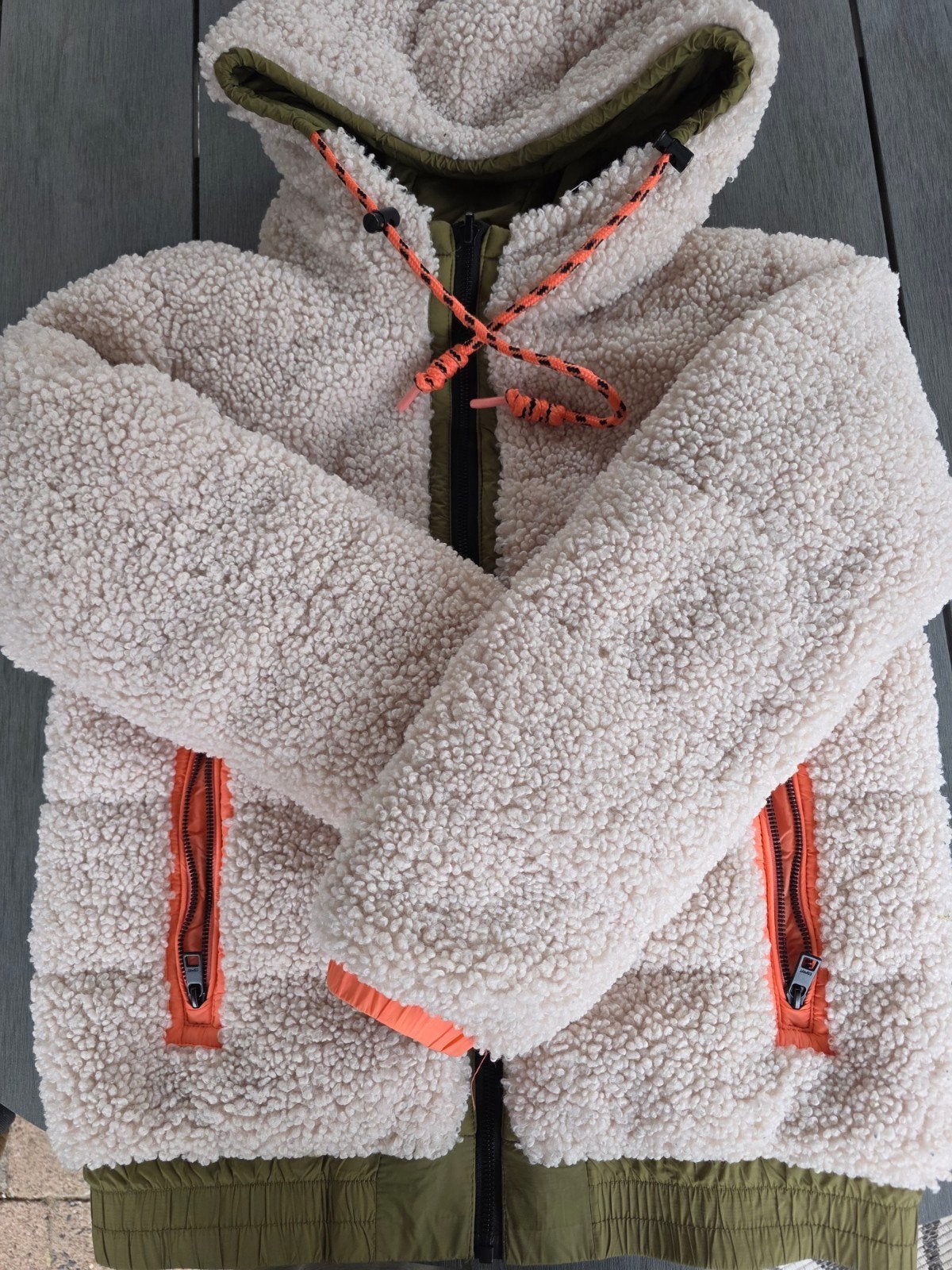 Esprit reversible teddy jacket 38/M, Esprit, Ophalen of Verzenden, Zo goed als nieuw, Maat 38/40 (M)