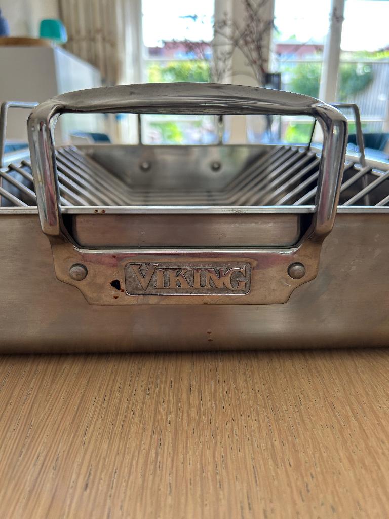Viking Culinary braadpan, Ophalen of Verzenden, Zo goed als nieuw, Rvs, Koekenpan of Braadpan