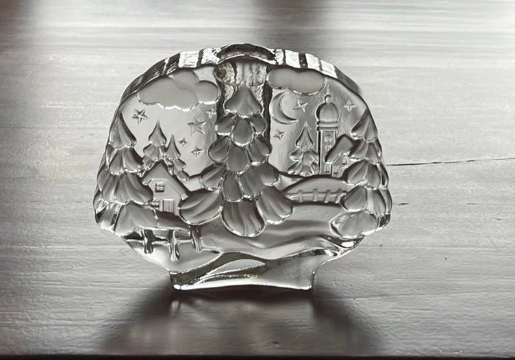 Walther Glas kerst solifleur vaas, Diversen, Ophalen of Verzenden, Zo goed als nieuw