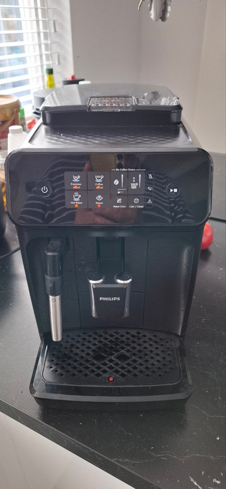 Philips EP1220/00 Volautomatische Espressomachine, Witgoed en Apparatuur, Koffiezetapparaten, Gebruikt, Espresso apparaat, Koffiebonen
