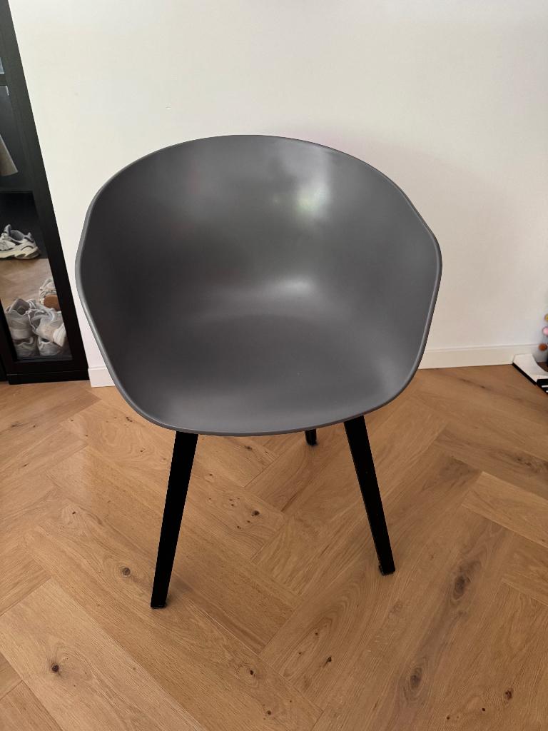 HAY About A Chair (AAC) – grijs / zwarte poten, Gebruikt, Ophalen, Hout, Eén