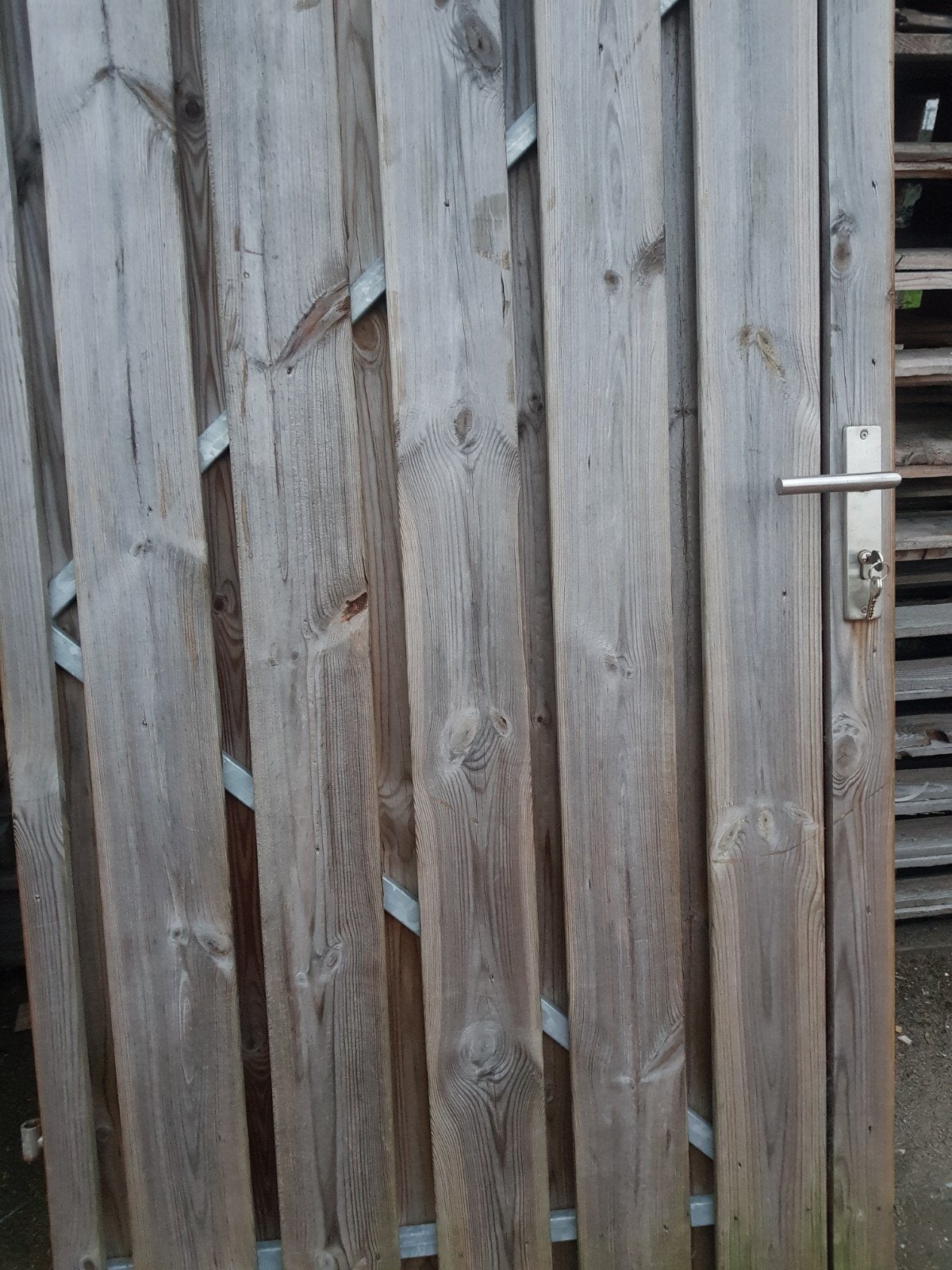 schuttingdeur tuindeur frame, Ophalen, Hout, Minder dan 3 meter, 1 tot 2 meter