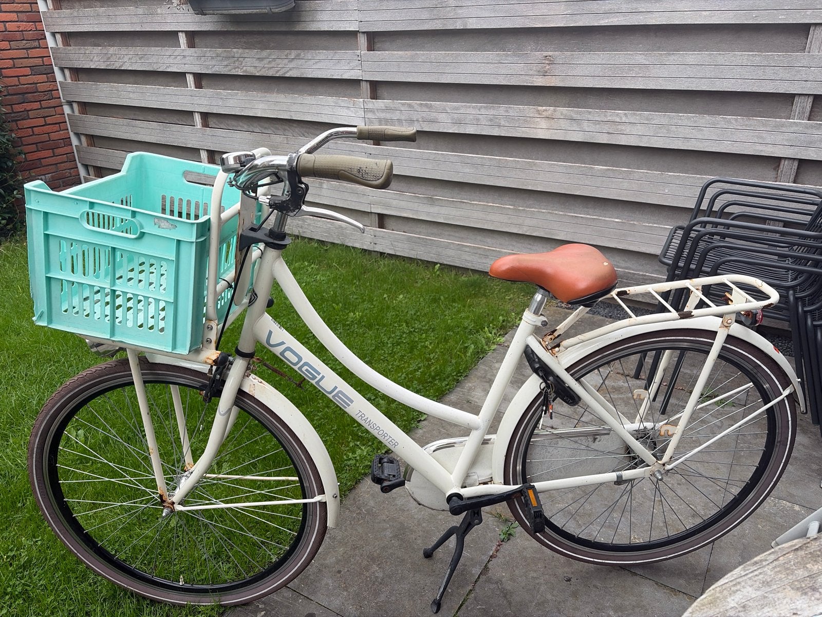 Gebruikte Vogue transporterfiets dames, framemaat 50, Fietsen en Brommers, 50 tot 53 cm, Ophalen, Gebruikt, Overige merken