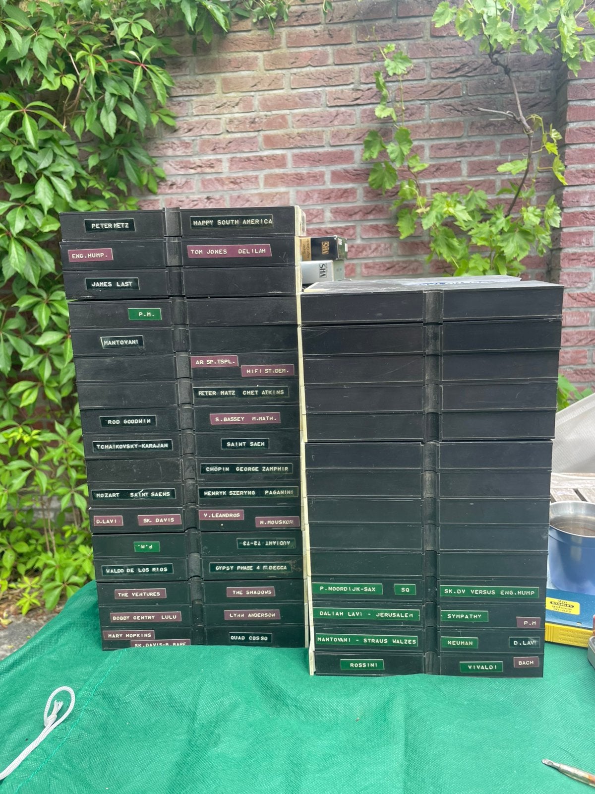 Vintage Scotch (3M) magneetbanden met opbergdozen, Ophalen of Verzenden, Gebruikt, Drums of Percussie