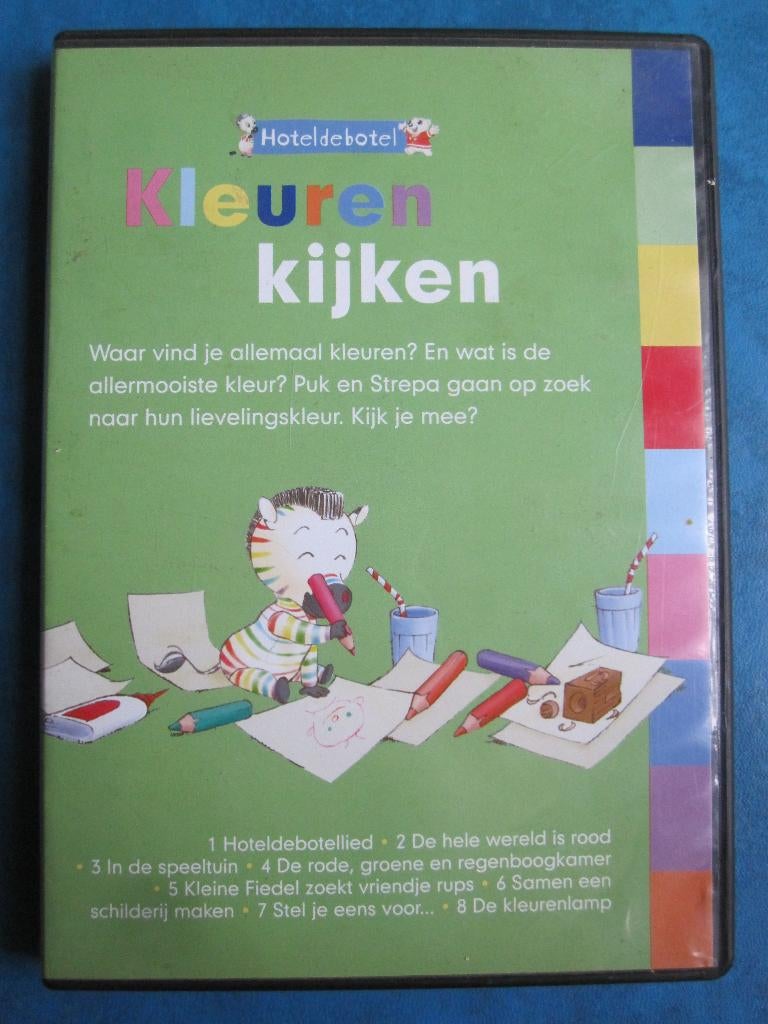 Hoteldebotel - Kleuren kijken, Cd's en Dvd's, Dvd's | Tekenfilms en Animatie, Zo goed als nieuw, Europees, Tekenfilm, Alle leeftijden