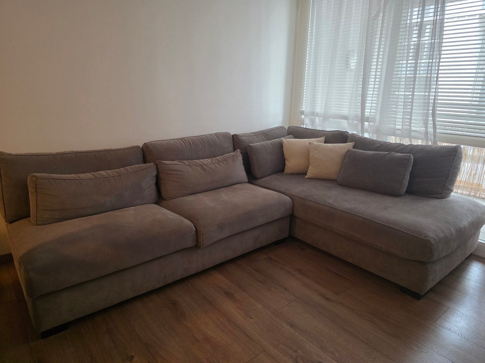 Living room furniture : sofa, tables and chairs, Ophalen, Overige materialen, Gebruikt, 100 tot 150 cm