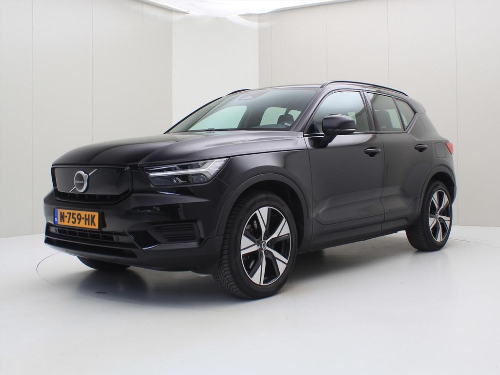 Volvo Xc40 P8 408pk AWD Pure Electric 78kWh 90% SoH [ 19 INC, Auto's, Volvo, Gebruikt, Zwart, Zwart, Origineel Nederlands
