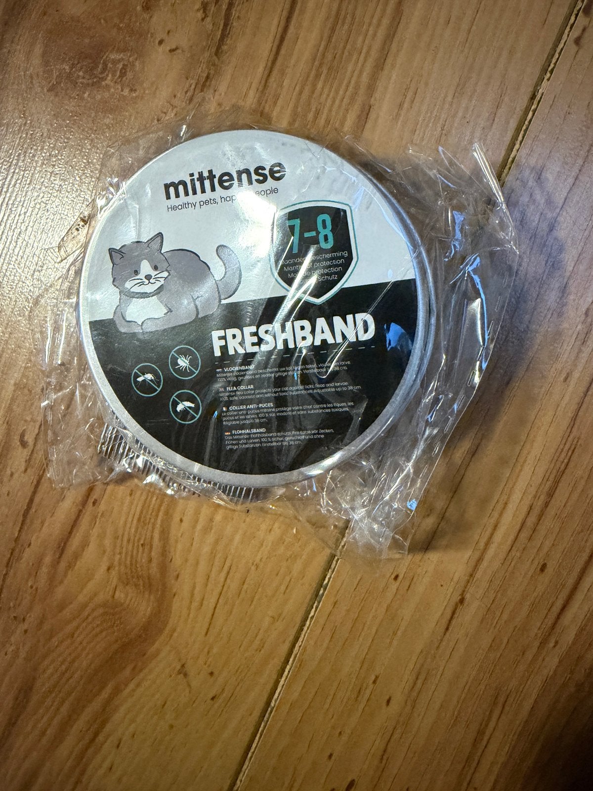 Mittense Freshband anti-vlooien- en tekenband voor katten, Ophalen of Verzenden, Nieuw
