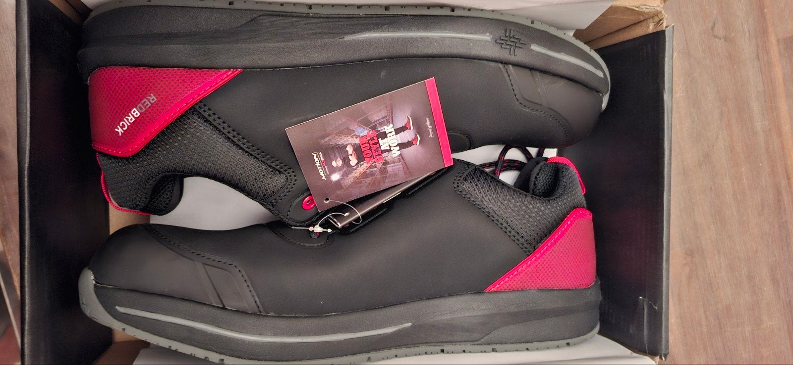Nieuwe Redbrick Motion Fuse werkschoenen, maat 48, Redbrick Motion, Zwart, Nieuw, Ophalen of Verzenden