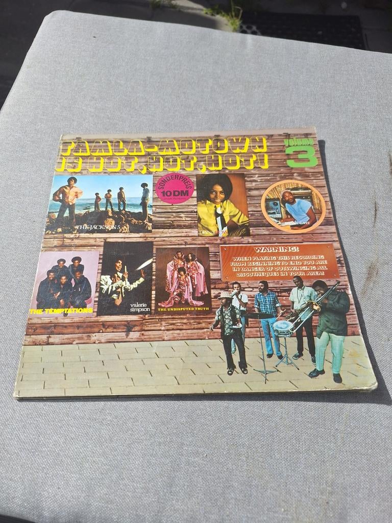 Tamla-Motown Is Hot, Hot, Hot! Volume 3 LP Vinyl, Complilatie, Ophalen of Verzenden, Gebruikt, 12 inch