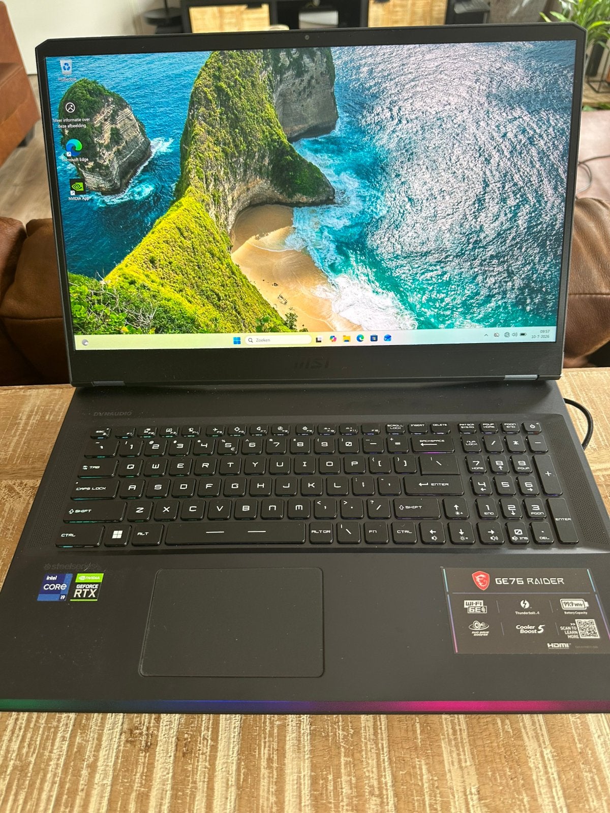 MSI GE76 Raider Gaming Laptop i9-11980HK RTX 3080 64GB RAM, Computers en Software, Ophalen, 64 GB of meer, Met videokaart, 2 tot 3 Ghz