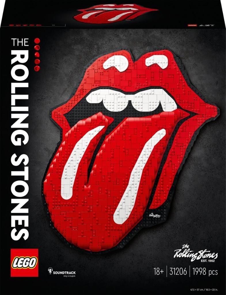 Lego Art 31206 The Rolling Stones, Lego, Nieuw, Ophalen of Verzenden, Complete set