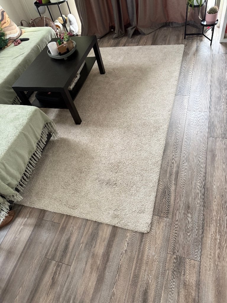 STOENSE Beige Carpet, Ophalen, Beige, 150 tot 200 cm, 200 cm of meer