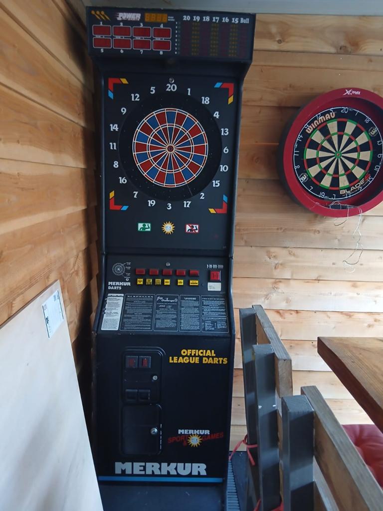 Merkur Power Darts Elektronisch Dartbord, Ophalen, Gebruikt, Dartbord, Soft tip