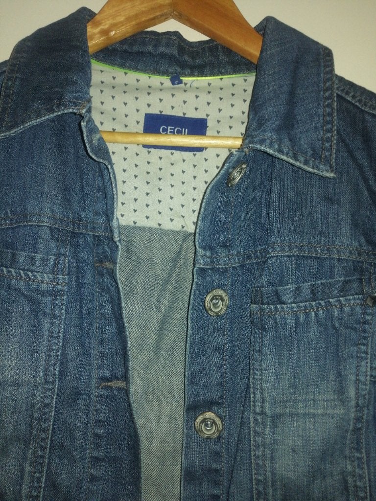 Spijkerjas dames Cecil maat S, Maat 38/40 (M), Blauw, Ophalen of Verzenden, Zo goed als nieuw