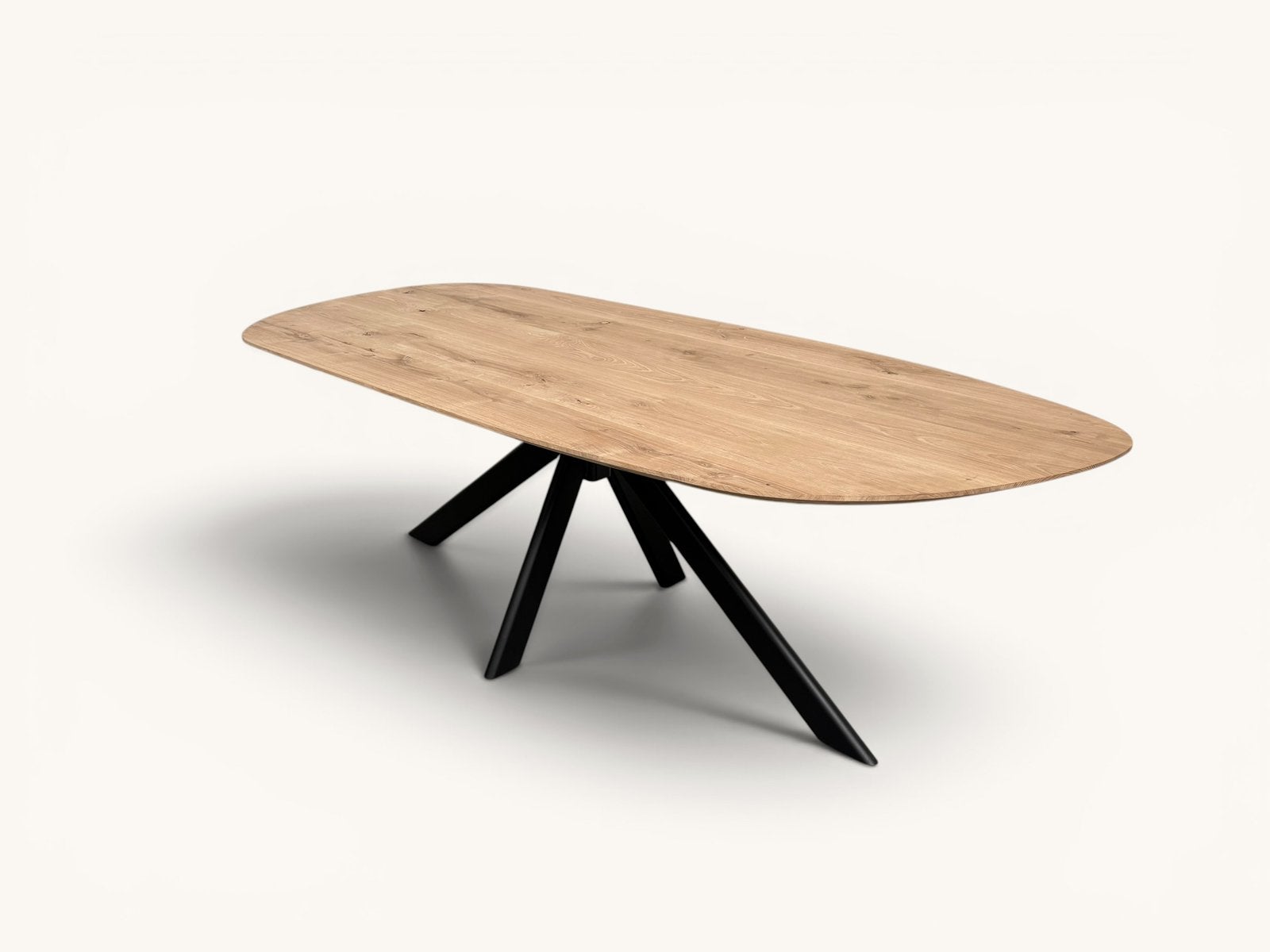 Organische eettafel, Japandi, 100 tot 150 cm, Ophalen of Verzenden, Vijf personen of meer