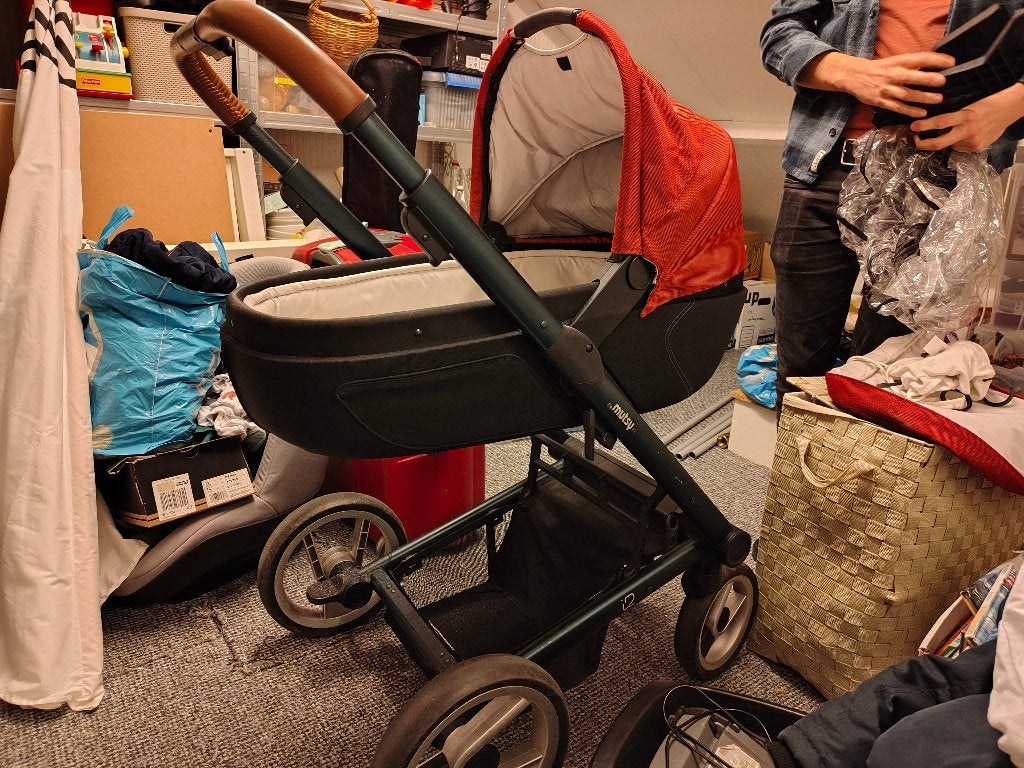Kinderwagen Mutsy Rood, Gebruikt, Verstelbare duwstang, Mutsy, Ophalen