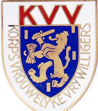 KVV KORPSVROUWELIJKE VRIJWILLIGERS TIJDENS WERKLOOSHEID, Ophalen of Verzenden, Overige materialen
