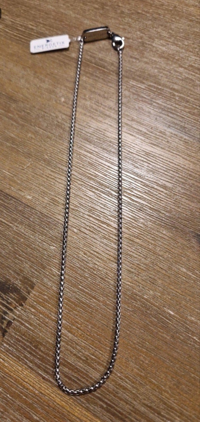 mooie ketting Energetix, Sieraden, Tassen en Uiterlijk, Ophalen of Verzenden, Nieuw, Zilver