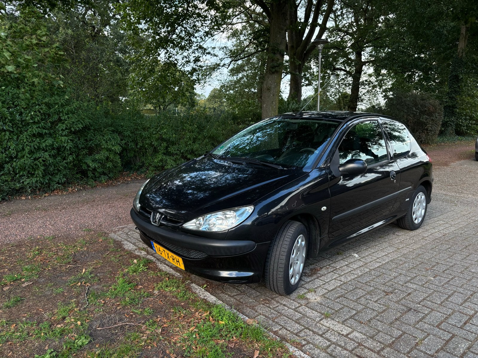 Peugeot 206 1.4 3D 2007 Zwart, Voorwielaandrijving, Stof, 31 €/maand, 4 cilinders
