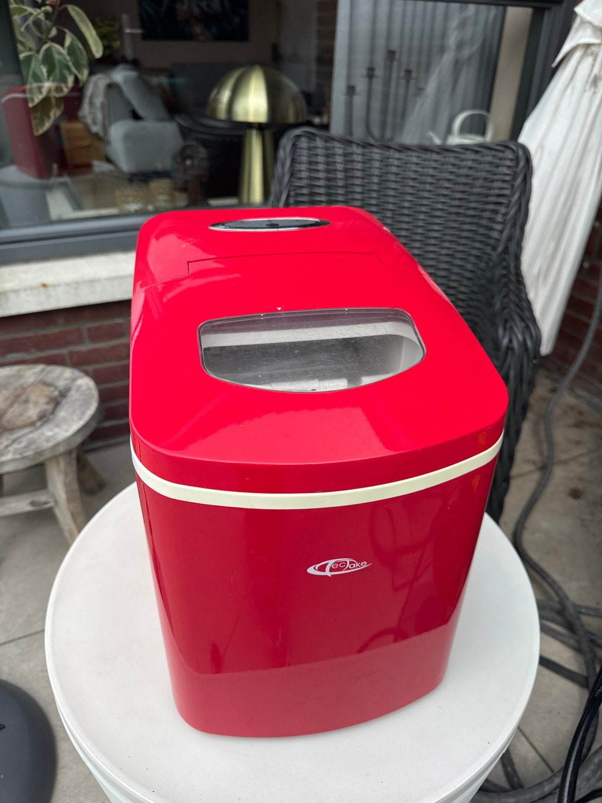 TecTake ijsblokjesmachine, Ophalen, Gebruikt