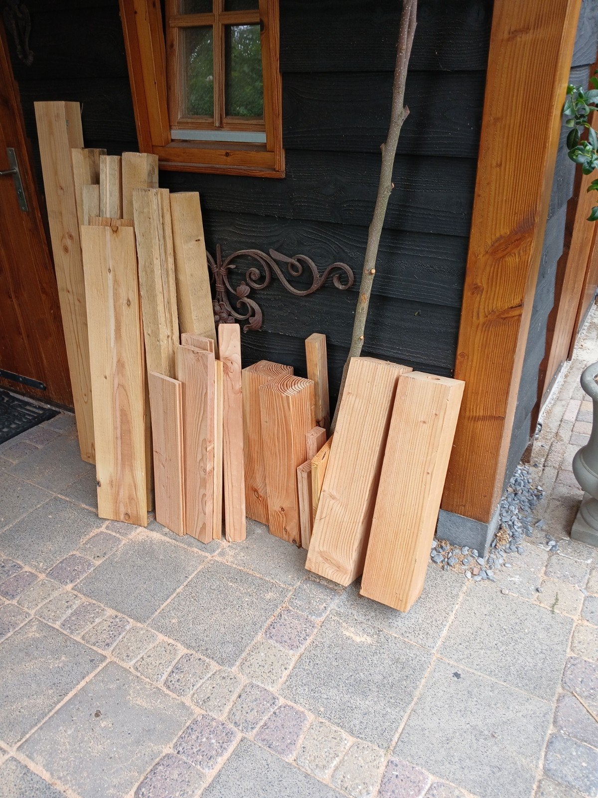 Klus of openhaardhout, Doe-het-zelf en Verbouw, Hout en Planken, Ophalen of Verzenden, 50 mm of meer, Balk, Minder dan 200 cm