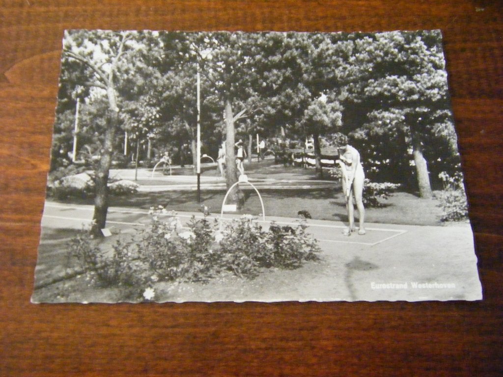 H38 - Eurostrand / Westerhoven - Midgetgolf - Mooi/Oud, Ophalen of Verzenden, 1960 tot 1980, Noord-Brabant