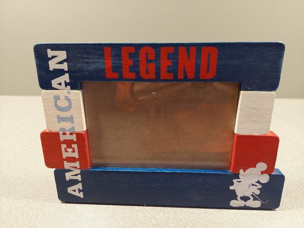 Disney Mickey Mouse fotolijst 'American Legend', Ophalen of Verzenden, Mickey Mouse, Zo goed als nieuw, Overige typen