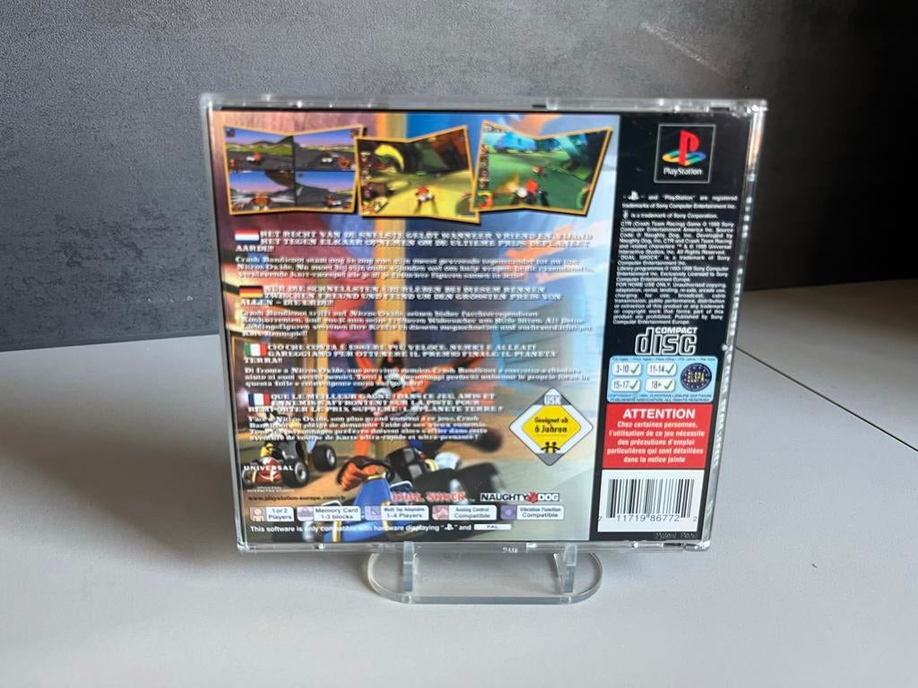 Crash Team Racing (CTR) - PlayStation 1 (PS1) Klassieker, T, Racen en Vliegen, Ophalen of Verzenden, Zo goed als nieuw