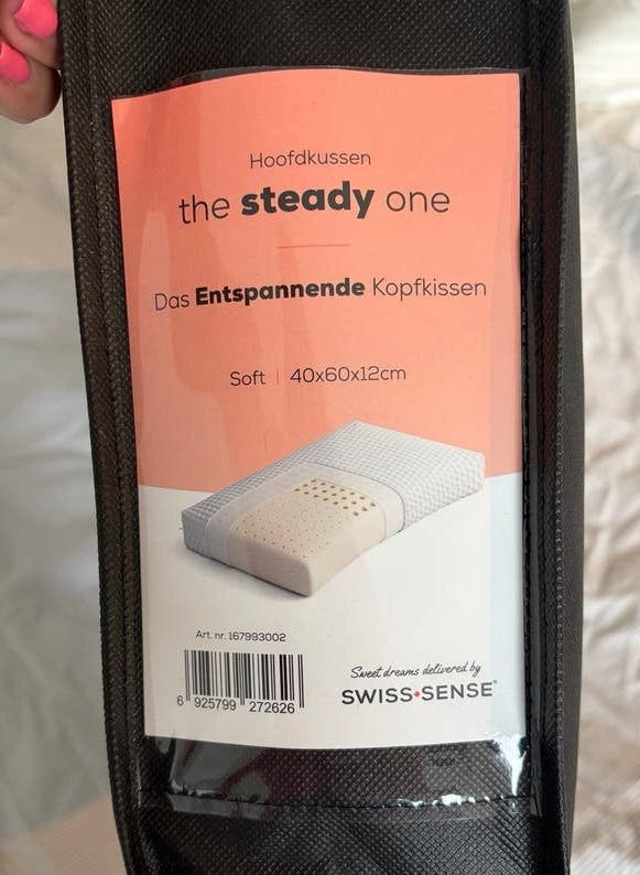 Swiss sense kussen nieuw. The steady one 12cm, Ophalen, Eenpersoons, Wit, Nieuw