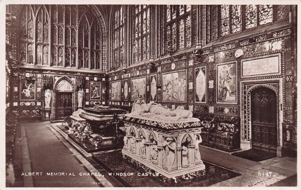 702-324-019 Albert Memorial Chapel Windsor, Verzamelen, Ansichtkaarten | Buitenland, Verzenden, Voor 1920, Engeland
