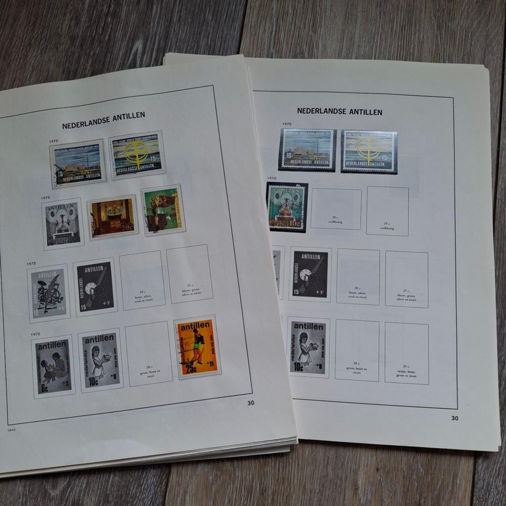 DAVO bladen voor Nederlandse Antillen 1970 t/m 1983, Ophalen of Verzenden, Verzamelalbum
