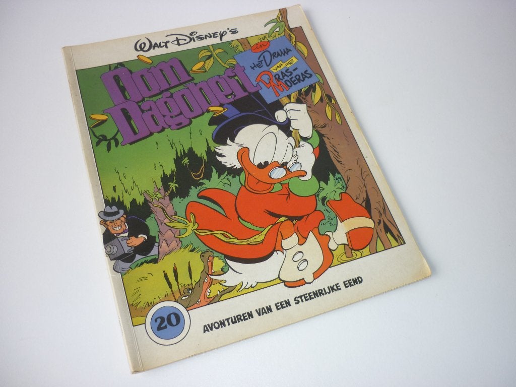 Oom Dagobert deel 20 het Drama van het Dras-Moeras (1e druk), Eén stripboek, Ophalen of Verzenden, Gelezen