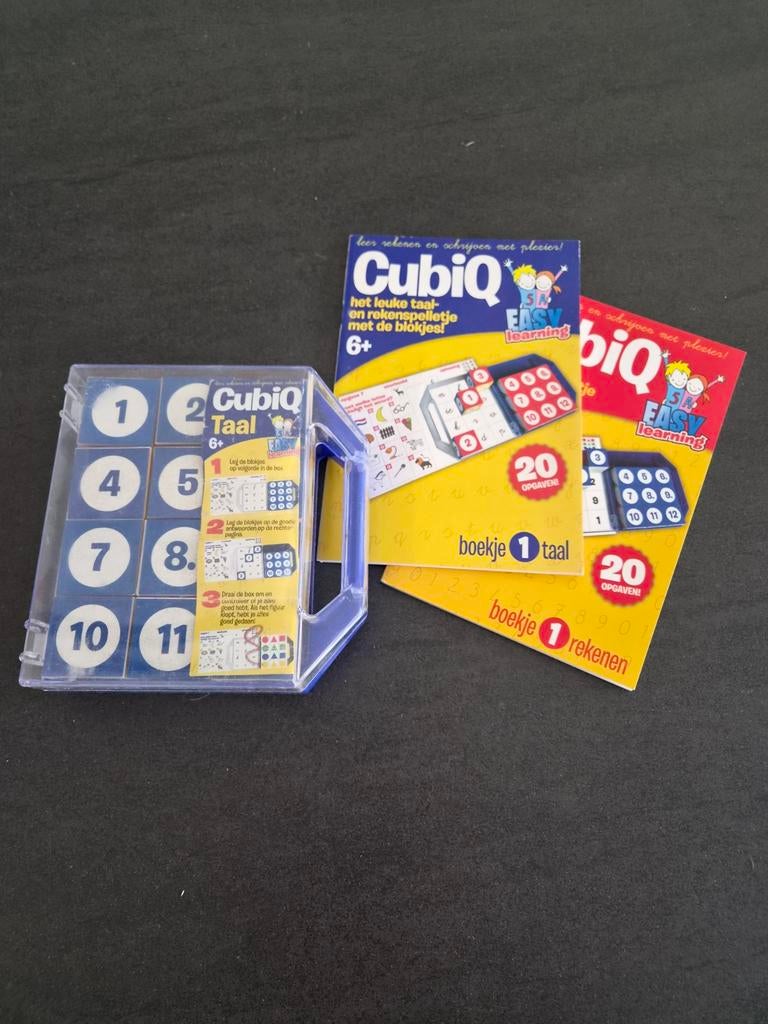 CubiQ Taal & Rekenen Spel - Educatief voor 6+, Ophalen of Verzenden, Zo goed als nieuw, Taal en Lezen
